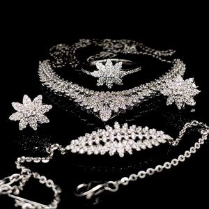 Gift For Her, 925 Sterling Silver Jewelry Set